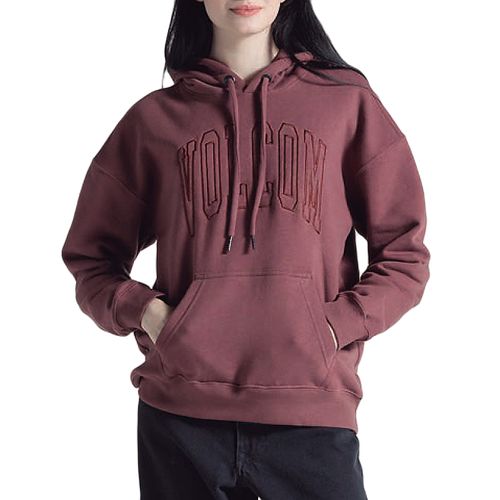 Moletom Feminino Volcom Canguru Stone Elite BORDO-VLBL020211-
